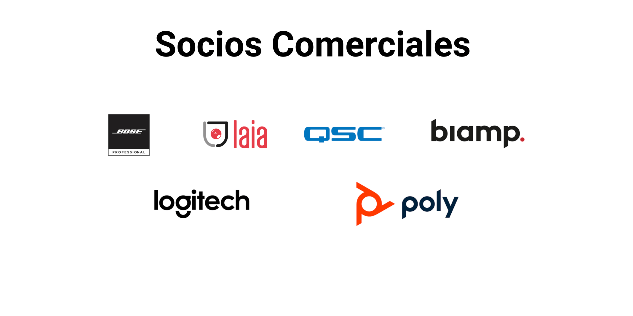 Socios Comerciales Video Conferencia