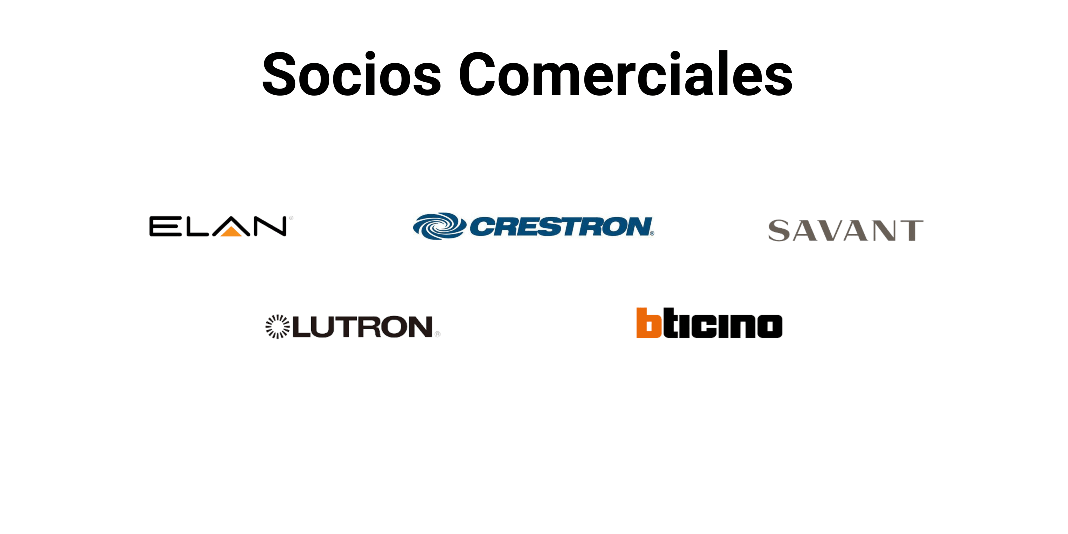 Socios Comerciales Domótica