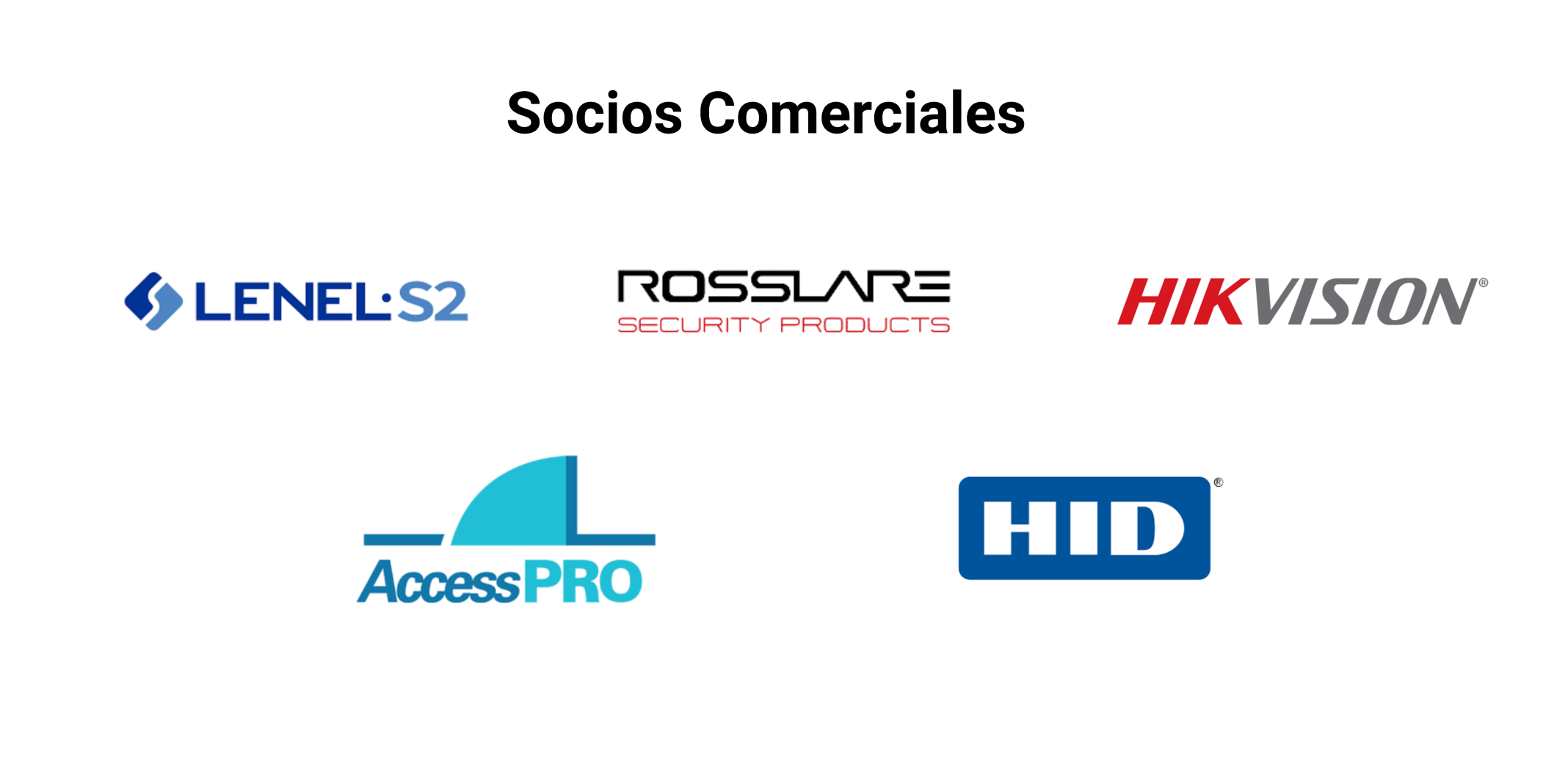 Socios Comerciales Redes